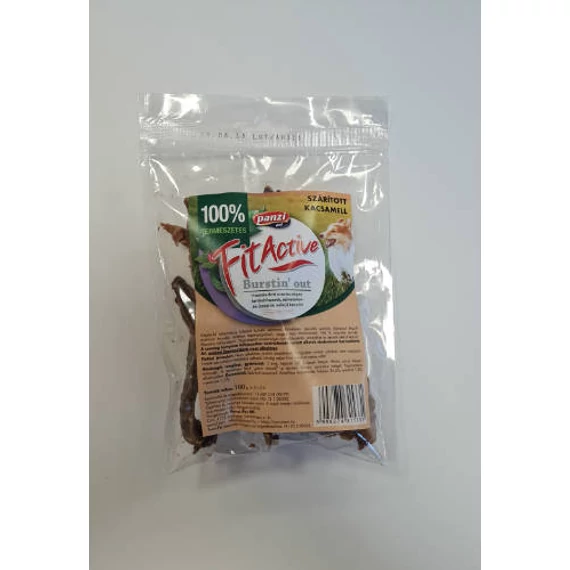FitActive snack - jutalomfalat (szárított kacsamell) kutyák részére (10x100g)
