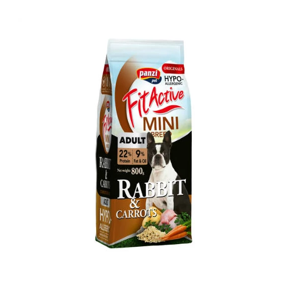 FitActive ORIGINALS MINI 800g ADULT HYPOALLERGENIC Rabbit&carrots