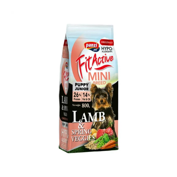 FitActive ORIGINALS MINI 800g PUPPY HYPOALLERGENIC Lamb&Spring Veggies