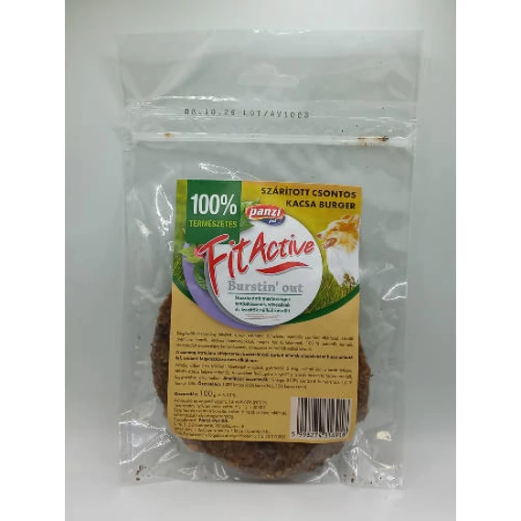 FitActive Snack - Jutalomfalat (szárított Kacsaburger)