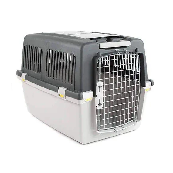 Trixie Gulliver IATA Transport Box - szállítóbox (szürke) kutyák részére (73x75x104cm) L