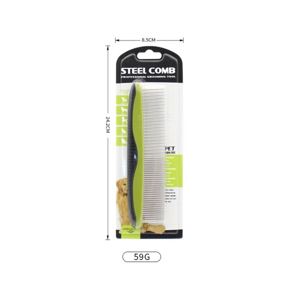 PetOasis Fésű – Ergonomikus Markolattal (24,2 Cm)