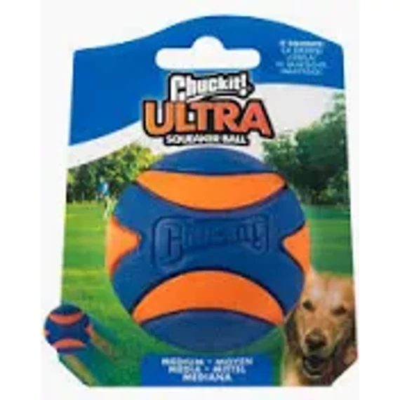 Chuckit! Ultra Squeaker Labda – Közepes Méret (M)
