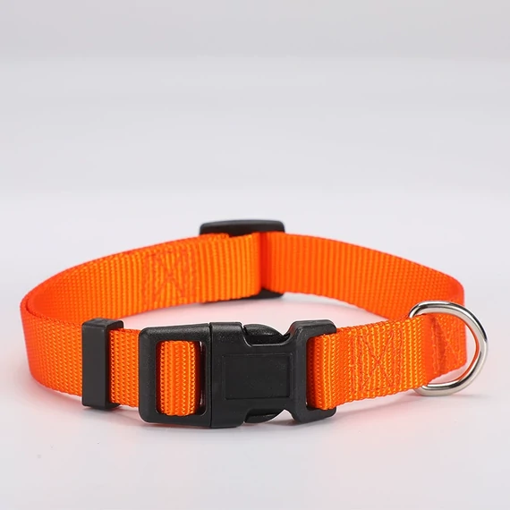 Petoasis állítható textil nyakörv XS (1.0*20-30cm ) narancs