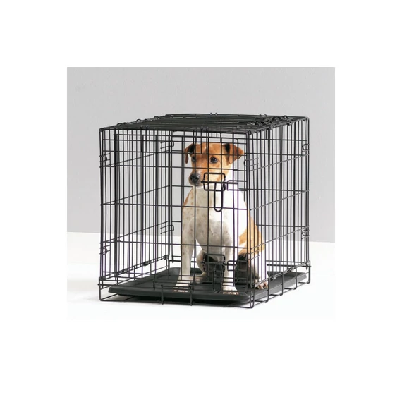 SAVIC Dog Cottage - Ketrec (fekete) (76x49x55cm)