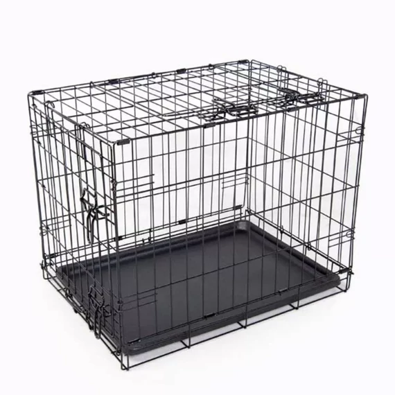 SAVIC Dog Cottage - ketrec (fekete) kutyák részére (107x72x79cm)