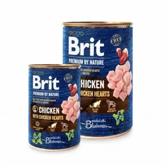 Brit Premium CSIRKE & CSIRKESZÍV 800G