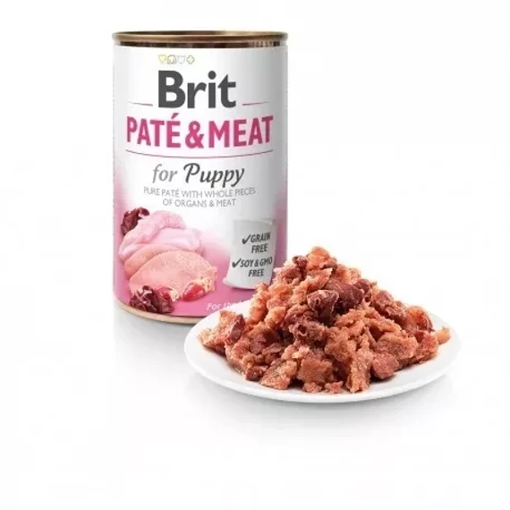 Brit Paté & Meat PUPPY CSIRKE & PULYKA