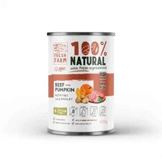 Fresh Farm Marhahússal, Sütőtökkel, Burgonyával És Petrezselyemmel