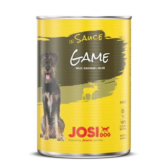 JosiDog Game In Sauce 12x415g