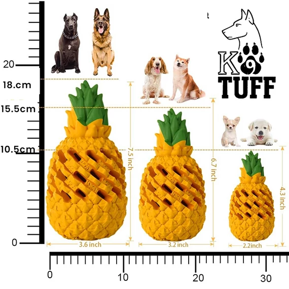 K9Tuff Ananász ultraerős gumijáték S méret