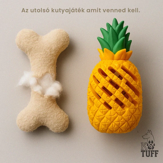 K9Tuff Ananász ultraerős gumijáték S méret