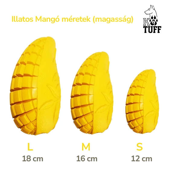 K9Tuff Illatos Mangó Ultraerős Gumijáték