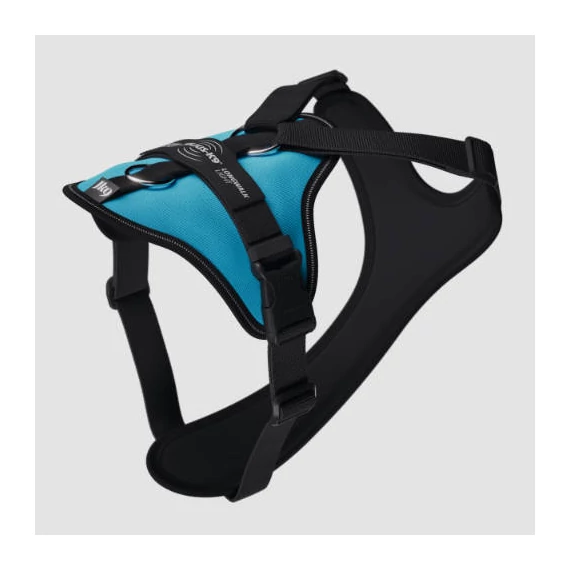 Julius-K9 Longwalk Light kutyahám nyomkövető táskával, hámfelírattal 2XL