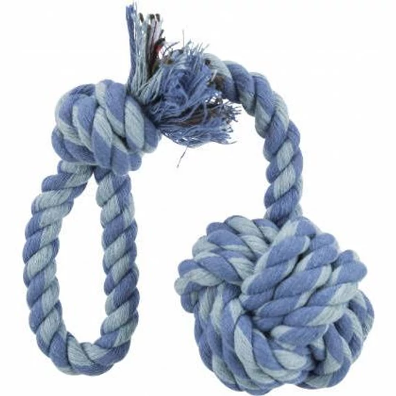Trixie Denta Fun kötéljáték - csomó és hurok - 30 cm