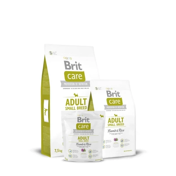 Brit Care Hipoallergén Adult Small Breed BÁRÁNY & RIZS