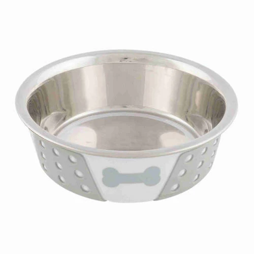 Trixie Stainless Bowl - Rozsdamentes Tál , Szilikon Bevonattal (Több Méretben)
