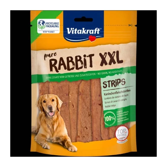 Vitakraft Rabbit XXL Strips Rabbit Meat Strips - Jutalomfalat(nyúl)(250g)