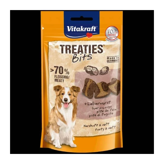 Vitakraft Treaties Bits - Jutalomfalat(máj) Kistestű(120g)