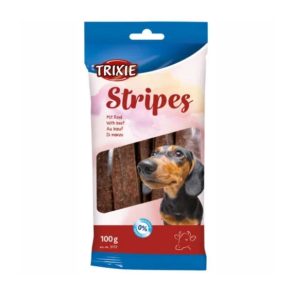 Trixie Stripes - Jutalomfalat(marha)(100g)