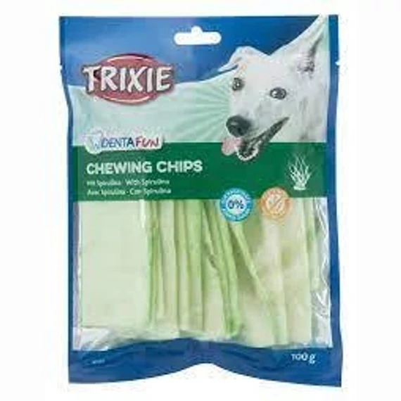Trixie Denta Fun Spirulina Chewing Chips - Jutalomfalat(rágó Chips Spirulina)