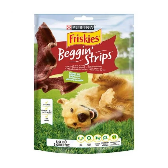 Friskies Beggin' Strips - Jutalomfalat(bacon)(120g)
