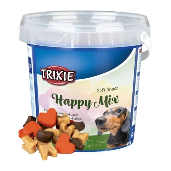 Trixie Soft Snack Happy Mix - Jutalomfalat(csirke,bárány,lazac)(500g)