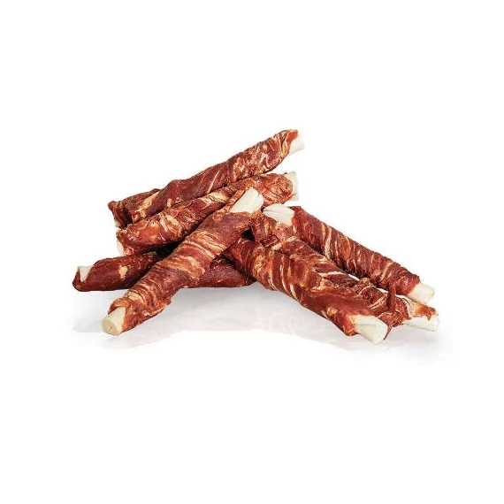KidDog Beef Steak Sticks Mini - Jutalomfalat(marhahús, Nyersbőr)(7-8cm/80g)