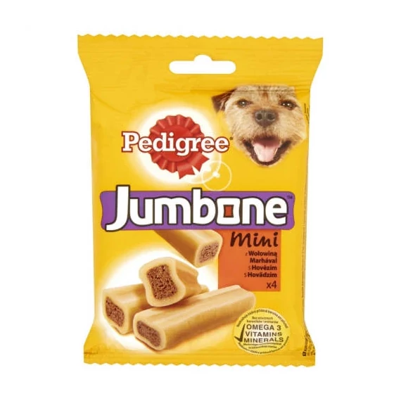 Pedigree Jumbone Mini - Jutalomfalat(marha)(160g/4db)