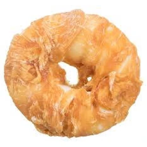 Trixie Denta Fun Chicken Chewing Rings - Jutalomfalat (csirke,marhabőr) Ø10cm