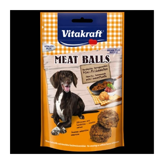 Vitakraft Meat Balls - Jutalomfalat(sertés,marha) Kistestű(80g)