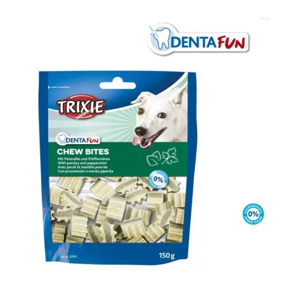Trixie Denta Fun Chew Bites - Jutalomfalat(petrezselyem,borsmentával)(150g)