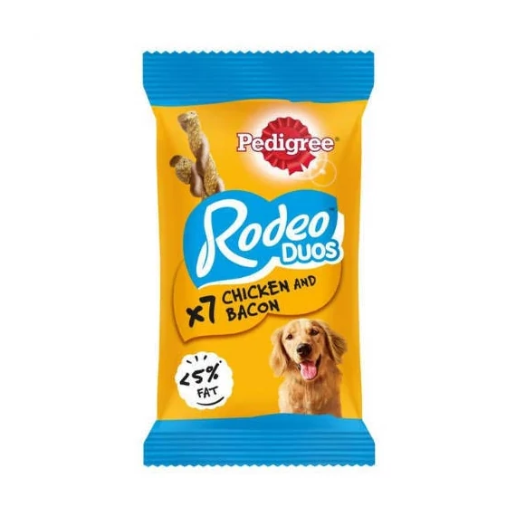 Pedigree Rodeo Duos - Jutalomfalat(csirke,bacon)(123g) 7db