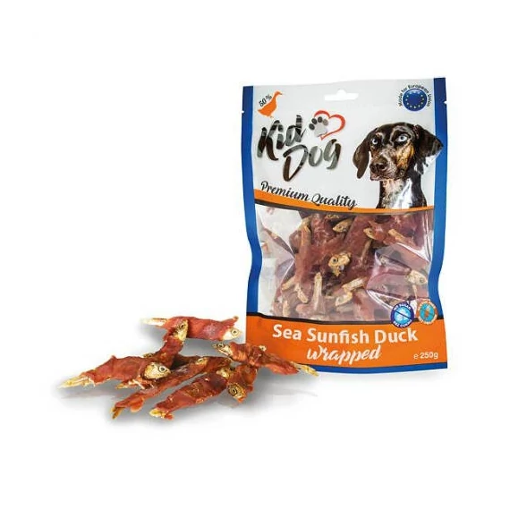 KIDDOG Tengeri Naphal Kacsahússal Bevonva 250 G