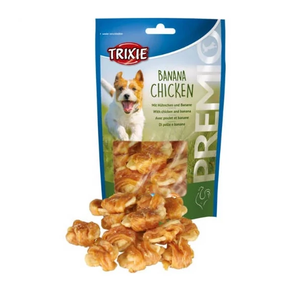 Trixie Premio Banana Chicken - Jutalomfalat(csirke,banán)(100g)