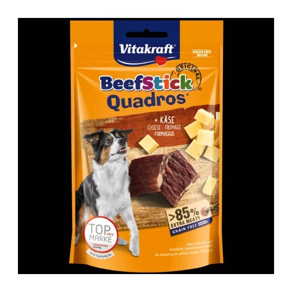 Vitakraft BeefStick Quadros - Jutalomfalat(sajt) Kistestű(70g)