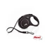 Flexi New Classic &quot;S&quot; (fekete) - Szalagos Automata Póráz (5m)