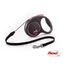 Flexi Black Design &quot;M&quot; (pink) - zsinóros automata póráz (5m)