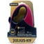 Julius-K9 Retractable Dog Leash - automata szalagos póráz (piros-fekete) kutyák részére (XS) 3 méter