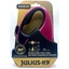 Julius-K9 Retractable Dog Leash - automata szalagos póráz (piros-fekete) kutyák részére (S) 5 méter