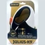 Julius-K9 Retractable Dog Leash - automata szalagos póráz (fekete-fehér-narancs) kutyák részére (M) 5 méter