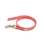 Julius-K9 IDC Lumino-póráz Foszforeszkáló, Piros, Metál Karabínerrel, 80cm, Fogó Nélkül