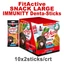 FitActive SNACK Denta-Sticks Hypoallergenic Immunity &quot;L&quot; - jutalomfalat (vörösáfonya, kurkuma) kutyák részére (10dbx170g/#)