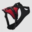 Julius-K9 Longwalk Light kutyahám nyomkövető táskával, hámfelírattal, piros, XL