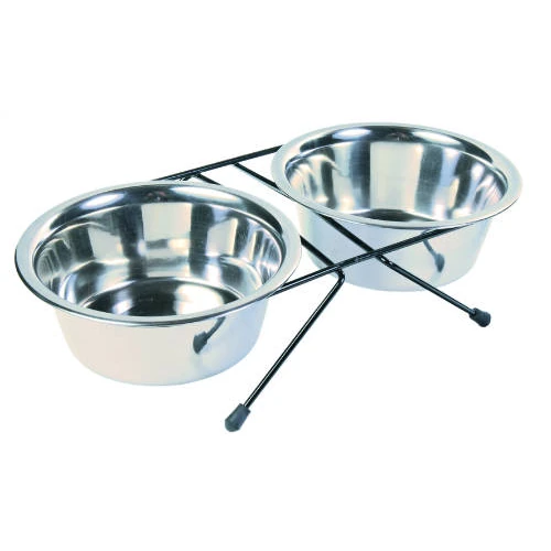 Trixie Eat On Feet Állványos Etetőkészlet - 2 X 0,75 L