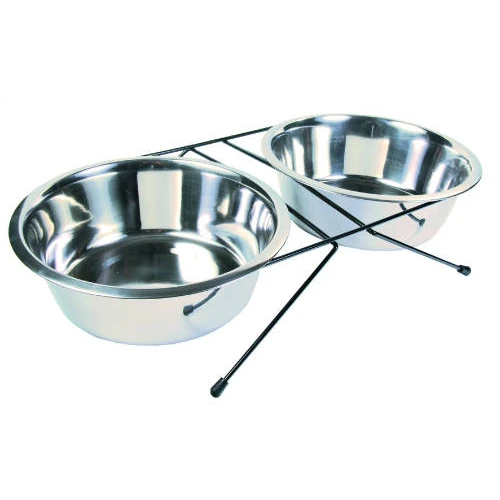 Trixie Eat On Feet Állványos Etetőkészlet - 2 X 2,8 L