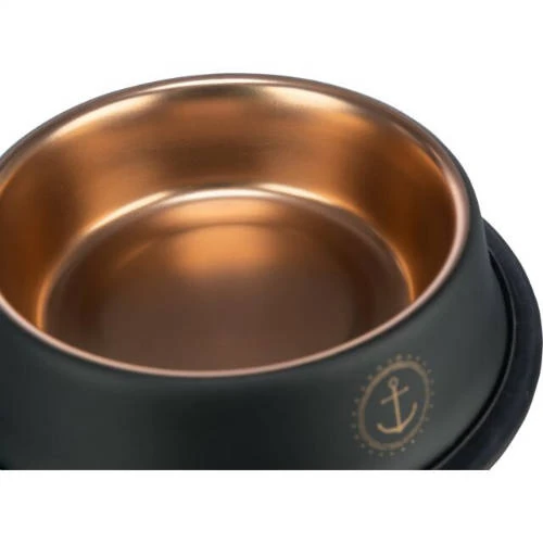 Trixie BE NORDIC Ceramic Bowl - Tál (fekete/bronz) (0,7l /Ø21cm)