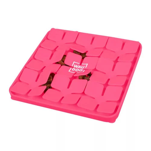 Waudog Silicone Lick Mat - Tapadókorongos Szőnyeg (szilikon,pink) (20.5x20.5x1.7cm)