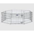 SAVIC Dog Park Play Pen - Kutyaovi (fekete) Kistestû Kedvencek Részére (8 Elem) 63,5x8x65cm